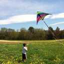 Mint's Colorful Life Delta Kite for Kids & Adults, Extremely Easy to Fly Kite for Beach Trip, Best Kites for Beginners, 300ft String Handle Included