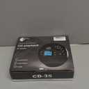 Sunoony Portable CD Player with Bluetooth, Discman CD Player for Car with FM Transmitter, Rechargeable CD Player Portable with Anti-Skip Protection, Headphones, AUX/USB Supported, LCD (Black)