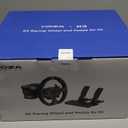 MOZA R5 Wheel and Pedals Kit Racing Simulator 5.5Nm Direct Drive Wheelbase,Unbeatable Rigid & Durable 11-Inch ES Racing Wheel SR-P Lite Dual Pedal and Desk Clamp All-in-One