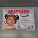 Huggies Size 4 Diapers, Snug & Dry Baby Diapers, Size 4 (22-37 lbs), 186 Count (6 Packs of 31)