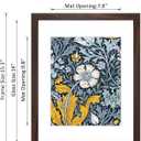 11x14 Picture Frame Set of 9 with HD plexiglass cover for Pictures 8x10 with Mat or 11x14 Without Mat, Wall or Tabletop Gallery Photo Frames Walnut, 8x8