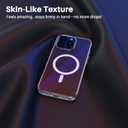 2 Pack for iPhone 16 Pro Max Luxe Grip,18N Strong Magnetic Attachment, Shockproof Military-Grade Protection, Crystal Clear