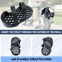 Adjustable Tricycle Pedal Adapters for Toddlers, with Riser Blocks & Secure Anti-Slip Straps, Tricycle Pedal Stabilizers, No Drilling Required, Easy Installation, Fit for Toddler Most Standard Trikes