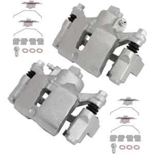 cciyu 18B4644 18B4645 Rear Left & Right Brake Calipers With Bracket For Buick,For Chevy,For Oldsmobile,For Pontiac