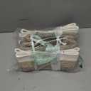 NaturalCozy 11.8"x8"x4.5 Storage Baskets for Shelves 3 Pack | Cotton Rope Woven Small Baskets for Organizing | Small Storage Bins for Nursery, Bathroom, Closet, Cube Shelf, Decorative, Gift Basket (Tone Brown)