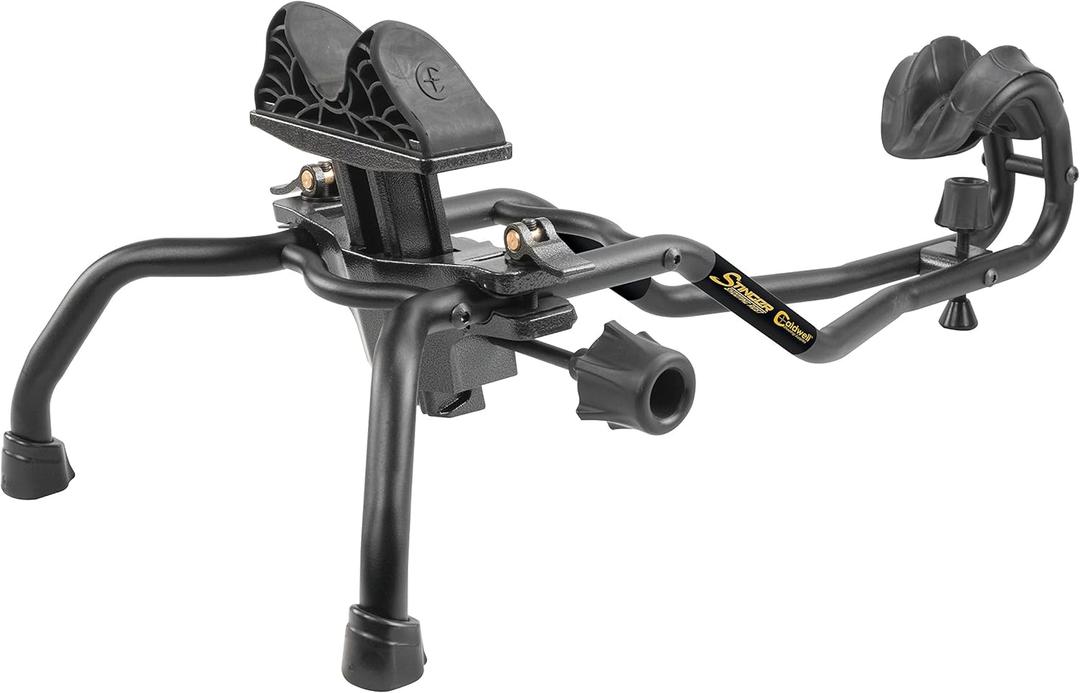 Caldwell Stinger Adjustable Ambidextrous Rifle Shooting Rest with Lightweight Design for Rifle Shooting, Stability, Sight in