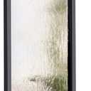 Alpine Corporation Mirror Waterfall Fountain with Stones and Lights - Zen Indoor/Outdoor Decor for Office, Living Room, Patio, Entryway - 72 Inches