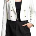 Beninos Women's Double Breasted Cropped Blazer Jackets XS