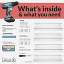 NATURE SUPPLIES Acrylic Bookshelf, Set of 4, 16" Clear Floating Shelves, Modern and Durable Nursery Wall Display for Toys, Stylish Acrylic Shelves for Home or Office Space-Saving Storage Solution