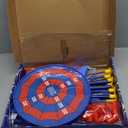 Bow and Arrow Set for Kids, LED Light Up Archery Set with 7 Suction Cup Arrows, Quiver & Standing Web Target for Indoor/Outdoor, Birthday Gifts Toys for 4 5 6 7 8 9 10 12 Year Old Boys Girls (Red)