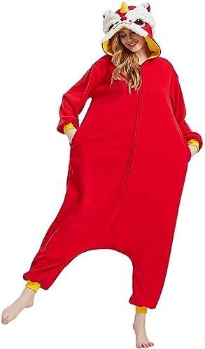 Magicalani Adult Onesie Pajamas - Unisex Halloween Animal Costume Sleepwear for Men & Women - Comfy & Fun Cosplay Outfit Size S