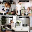 2pcs Paper Towel Dispenser Countertop Bathroom Paper Towel Holder Acrylic Napkin Dispenser Black Napkin Holder for Kitchen Tabletop Tissue Dispensers for Bathroom Toilet Multifold C-Fold Z-Fold Papers