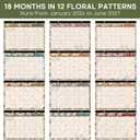 3 x Desk Calendar 2026-2027, 18-Month Calendar Runs from January 2026 to June 2027, 17" x 12" Desktop or Wall Calendar, Perfect Monthly Calendar Planner for Home, Office, or School - Garden Repose