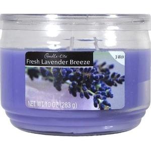 Fortune Products Candle-Lite Fresh Lavender Breeze Jar Candle [Set of 4]