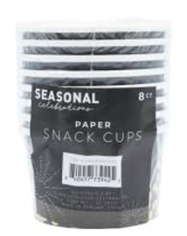 Seasonal Celebrations New Years Eve Paper Snack Cups 3 Packs