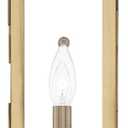 Livex Lighting 20207-01 1-Light Outdoor Wall Lantern, Antique Brass, 5.25"W x 20.25"H
