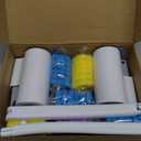 2 Pack Disposable Toilet Bowl Cleaner Wand and Holder Set, Toilet Brush Disposable with 48 Cleaner Refills Extended Handle for Toilet Bowl Cleaners Disposable, Bathroom Cleaning, Bathtub