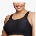 Full Figure Plus Size Custom Control Sports Bra Wirefree #1166,46I