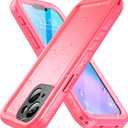 SPORTLINK Compatible with iPhone 13 MINI Waterproof Case - Built in Screen Protector Full Body Shockproof Dustproof IP68 Waterproof Case for iPhone 13 MINI 5.4 Inch Pink
