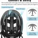 Kids Bike Helmet,2 Sizes Adjustable for Youth Child Boys & Girls Ages 3-5-8-14,Ventilation and Multi-Sport for Bicycle Skate
