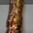 Alupssuc 8 Pieces Total 66 FT Christmas Tinsel Garland, Metallic Shiny Twist Garland Hanging Decorations for Christmas Party Indoor and Outdoor Decor, Red and Gold