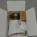 Cordless Table Lamp Rechargeable Gold - 1 Pack Brass 4000mAH Battery Operated Lamp for Decor, 3000K Stepless Dimming Touch Control Wireless Lamp for Bedroom, Dining Table, Counter, Living Room