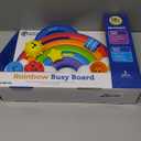Learning Resources Rainbow Busy Board - Montessori Busy Board, Toddler Sensory Toys, Boy and Girl Travel Toys for Toddlers, Fine Motor Toy, Sensory Toddler Travel Activities, Educational Gifts