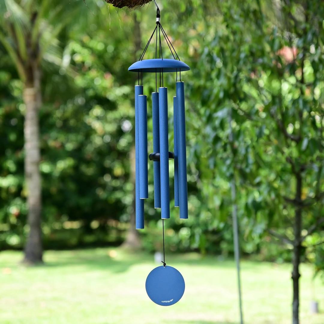 Wind Chimes for Outside Deep Tone - 38'' Wind Chimes Outdoor Clearance, Deep Tone, Windchimes Outdoors, Memorial Gift, Sympathy Gift, Garden Patio, Home Dcor, Pacific Blue