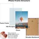 JCJMY 10x13 Picture Frame Set of 3 White for Wall Hanging, Wall Mounting Horizontally or Vertically, 10 x 13 Wall Gallery Poster Photo Frame with Shatter Resistant Plexiglass, 3 Pack, White