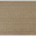 Artoid Mode Washable Non Slip Rubber Backing Kitchen Rugs Doormat, Absorbent Kitchen Floor Mats Front of Sink Kitchen Mats for Floor Home Decor 17x29 Inch (Linen)