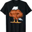 Easy Eagle Costume Eagle Body Headless Eagle Costume T-Shirt, M