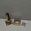 LukLoy Glass Railing Spigot 960g Heavy Duty 304 Stainless Steel Pool Fence Spigot Garden Balustrade Railing Handrail Balcony Stair Gold Clamp for 5/16"-1/2" Glass (Pack of 10)