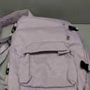 Large Travel Vacuum Backpack with Electric Air Pump, Carry on Backpack Flight Approved Item Bag,Casual Daypacks Cabin Bagage, Expandable Hiking Business Laptop Backpack with USB Charger, Purple