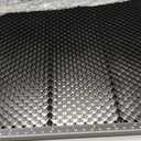 Upgraded Oxide Coating Honeycomb Laser Bed 400x400mm Honeycomb Work Table with Fixed Magnets for Most Laser Engraving Machines Fast Heat Dissipation and Smoke Elimination
