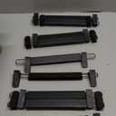 Skirt HangersPants Hangers with Clips360  Swivel Hooks Space Saving Hangers for Pants, Skirts, Clothes, Jeans (20Pack, Black)