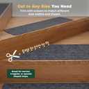 MBIGM 8" X 30" (15 in Pack) Non-Slip Carpet Stair Treads Non-Skid Safety Rug Slip Resistant Indoor Runner for Kids Elders & Pets with Reusable Adhesive - Gray - Carpet Pads for Stairs