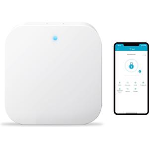 DESLOC G2 Smart Lock WiFi Gateway, Gateway for Smart Door Lock, Wi-Fi Bridge, Remote Control Smart Lock, Compatible with TT Lock APP, Compatible with Alexa, Google Home, White