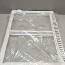 UPGRADED 240364793 Refrigerator Crisper Drawer Cover Frame Compatible with Frigidaire Crisper Drawer Replacement 240364713 Crisper Pan Cover Unit 240364763 240364786 Fridge Crisper Shelf Cover