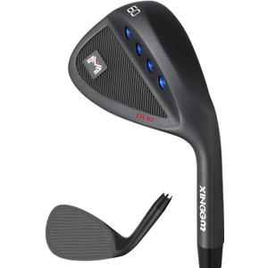 Forged Golf Wedge Set for Men or Individual Degree Gap Wedge Sand Wedge for Men Right Hand, Milled Face for More Spin (Black, RH, 60 Degrees)