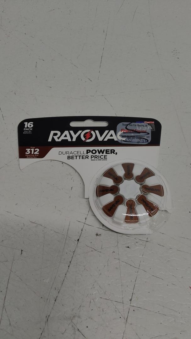BATTERY HEAR AID312   8 PK