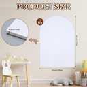 Novabright 3 Pcs Arched Foam Board 24 x 36 Inches PVC Foam Poster Board Waterproof for Signs School Projects Handicrafts Artistic Creation Indoor Outdoor(White)