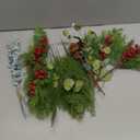 ZIFTY Christmas Garland for Mantle 5.9FT Artificial Pine and Cypress with Red Berries Eucalyptus Leaves Pine Cone Perfect for Indoor and Outdoor Holiday Decorations Xmas Decor for Stairs