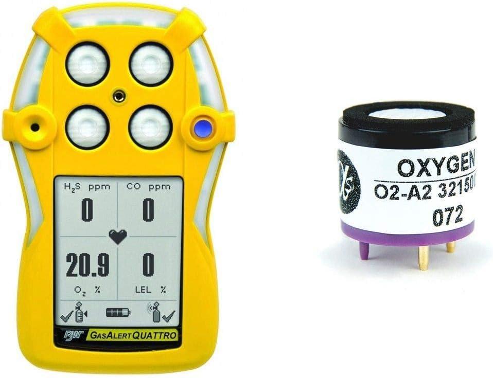 Replacement Oxygen Sensor for BW Technologies Gas Alert Quattro