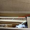 Burl Finish Nightstand with Charging Station - Farmhouse Bedside Table with USB & 2 Outlets, Night Stand with Drawer and Large Open Shelf, Vintage Dresser for Bedroom, 1 Drawer