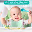 HOMEXCEL Baby Washcloths 50 Pack, Microfiber Coral Fleece Baby Bath Face Towel 7 x 9 Inch Extra Absorbent and Soft Burp Cloth and Wash Cloths for Newborn,Infants and Toddlers, Gentle On Sensitive Skin