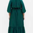 City Chic Women's Plus Size Dress - Betty Midi (Green, M)