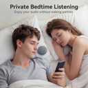 Kinglucky Pillow Speaker for Sleeping, Bluetooth Speaker Under Pillow with Built-in Pink Noise White Noise Sound Machine for Sleeping, White Noise Sound Machine with Sleep Pink Noise Music Grey