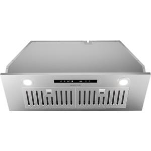 Range Hood 30 inch, Insert Range Hood 600 CFM Kitchen Vent Stove Hood with 3 Speed Gestures Sensor Touch Control with Remote, Permanent Baffle Filter, Ducted/Ductless Convertible