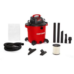 CRAFTSMAN CMXEVBE17596 20 Gallon 6.5 Peak HP Wet Dry Vac, Heavy-Duty Shop Vacuum Wet and Dry with Filter, Dust Bag, Hose and Attachments for Shop, Garage, Jobsite Cleaning