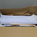 2 in 1 Baby Jumper with Toddler Swing, Baby Jumpers and Bouncers,Indoor Outdoor Toddler Swing Set, Cotton, White (Black)